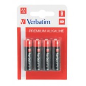 Батерия Verbatim ALKALINE BATTERY AA 4 PACK (HANGCARD)
