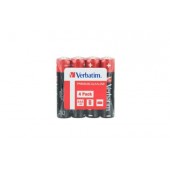 Батерия Verbatim ALKALINE BATTERY AAA 4 PACK (SHRINK WRAP)