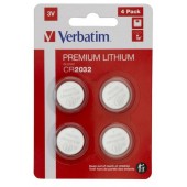 Батерия Verbatim LITHIUM BATTERY CR2032 3V 4 PACK