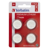 Батерия Verbatim LITHIUM BATTERY CR2430 3V 4 PACK
