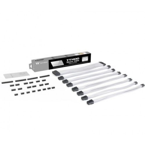 Аксесоар Thermaltake Mod Sleeved Cable White 300mm