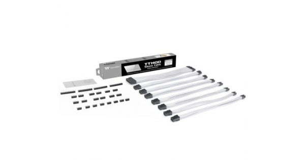 Аксесоар Thermaltake Mod Sleeved Cable White 300mm