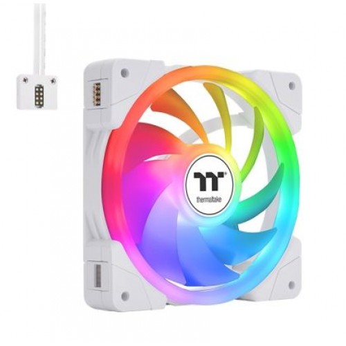 Вентилатор Thermaltake SWAFAN EX12 ARGB PC Cooling Fan TT Premium Edition 3 Fan Pack White-1