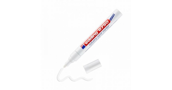 Индустриален Paint маркер Edding 8750 Объл връх 2-4 mm Бял
