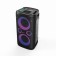 Аудио система Hisense Party Rocker One Plus (HP110) Bluetooth Speaker with 300W Power, Built-in Woofer, Karaoke Mode, Built-in Wireless Charging Pad, AUX Input and Output, USB, 15 Hour Long-Lasting Battery 4 x 2500Ah, 2x mics included
