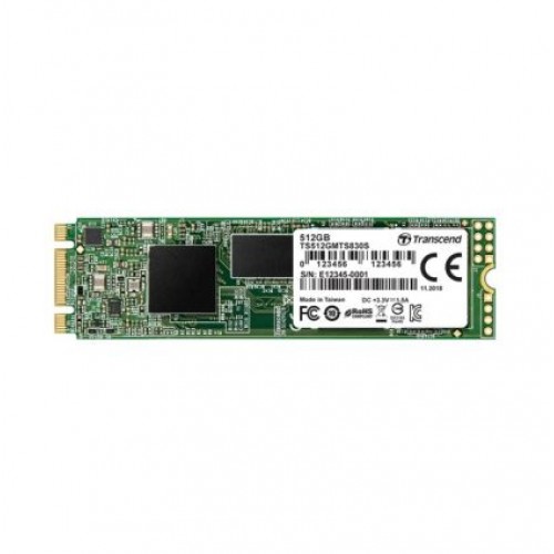 Твърд диск Transcend 512GB, M.2 2280 SSD, SATA3 B+M Key, TLC