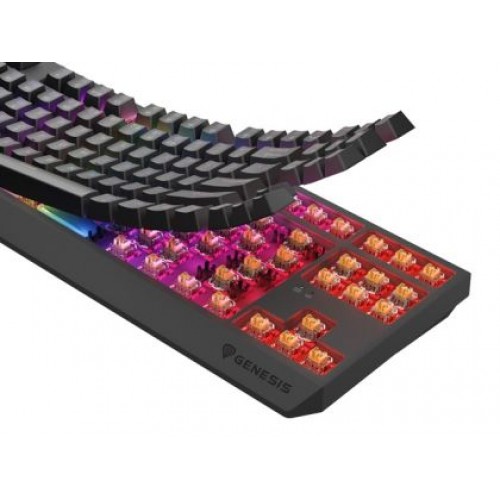 Клавиатура Genesis Gaming Keyboard Thor 230 TKL Wireless US Black RGB Mechanical Outemu Panda-1
