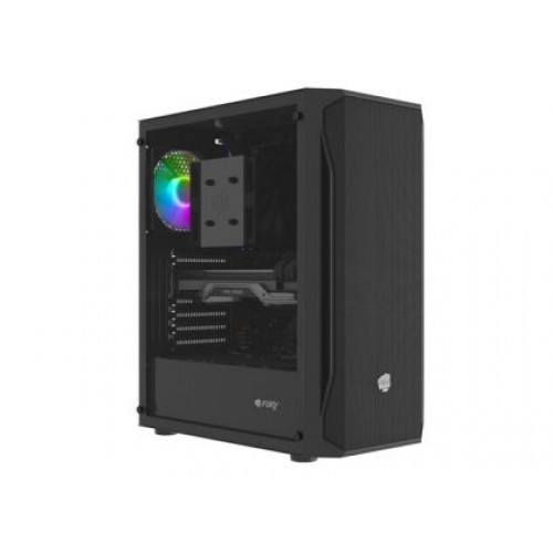 Кутия за компютър Fury PC Case Shobo SH4 RGB Midi Tower, Window, Black-4
