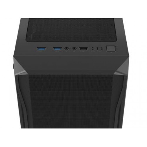 Кутия за компютър Fury PC Case Shobo SH4 RGB Midi Tower, Window, Black-9