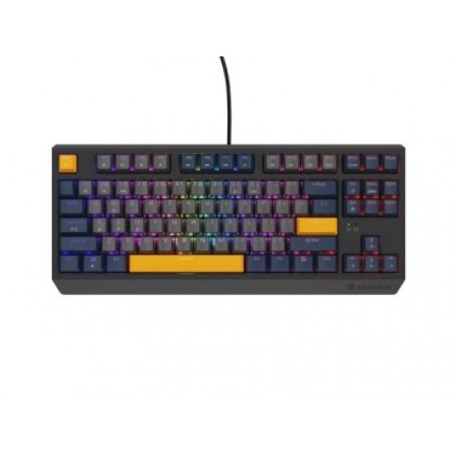 Клавиатура Genesis Gaming Keyboard Thor 230 TKL Naval Blue Negative US RGB Mechanical Outemu Panda-5