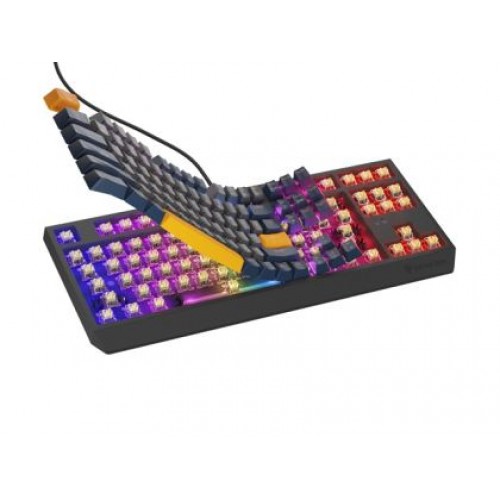 Клавиатура Genesis Gaming Keyboard Thor 230 TKL Naval Blue Negative US RGB Mechanical Outemu Panda-8