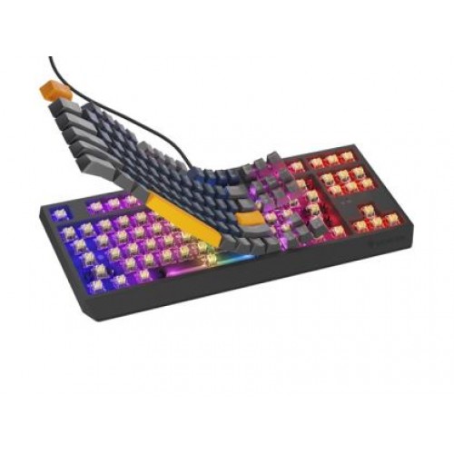 Клавиатура Genesis Gaming Keyboard Thor 230 TKL Naval Blue Positive US Black RGB Mechanical Outemu Panda-4