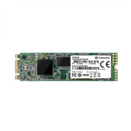 Твърд диск Transcend 256GB, M.2 2280 SSD, SATA3 B+M Key, TLC