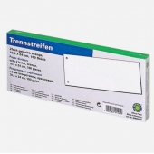 Разделител Office Point Картон, хоризонтален 10.5х24 cm, 100 бр.  Зелен