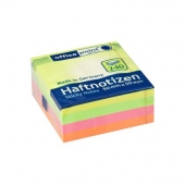 Самозалепващи листчета Office Point 50x50 mm, 240 л. Брилянт микс