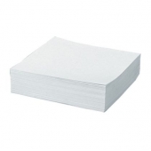 Хартиено кубче Залепено, 85x85 mm 250 л. Бяло