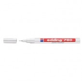 Paint маркер-тънкописец Edding 780 Объл метален връх 0.8 mm Бял