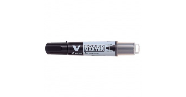 Маркер за бяла дъска Pilot V-Board Master Объл връх 2-6 mm Черен