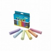 Тебешири Connect Jumbo В кутия, кръгли 6 бр. 6 цвята