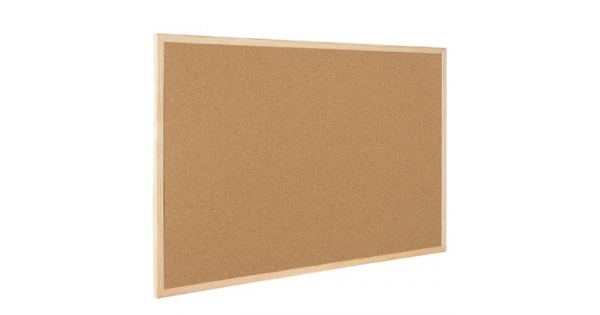 Коркова дъска Bi-Office С дървена рамка 40х60 cm