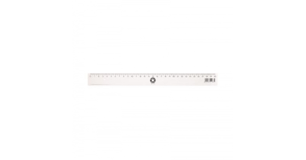 Линия Office Point Пластмасова 30 cm, Прозрачна