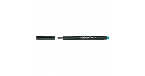 Универсален перманентен OHP маркер Faber-Castell 1513 F 0.6 mm Черен