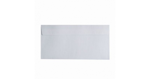 Плик DL Бял, 110x220 mm, стикер по дългата страна 50 бр.