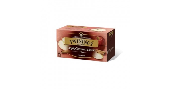 Чай Twinings Черен с ябълка, канела и стафиди