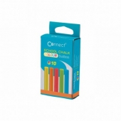 Тебешири Connect В кутия, кръгли 10 бр. 5 цвята