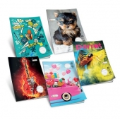 Тетрадка Multiprint Teen Меки корици, А5 60 л. с широки редове