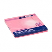 Самозалепващи листчета Office Point 75x75 mm, 80 л. Розов брилянт