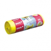 Торби за смет с връв York С връв, 20 l 30 бр.