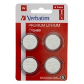 Батерия Verbatim LITHIUM BATTERY CR2450 3V 4 PACK