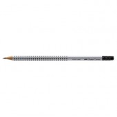 Молив Faber-Castell Grip 2001 HB, подострен, с гума