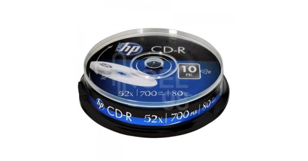 CD-R HP 52x 700 MB 10 бр., шпиндел