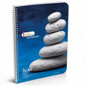 Тетрадка м. корици, спирала, офсет А4 80 л ш. р.
