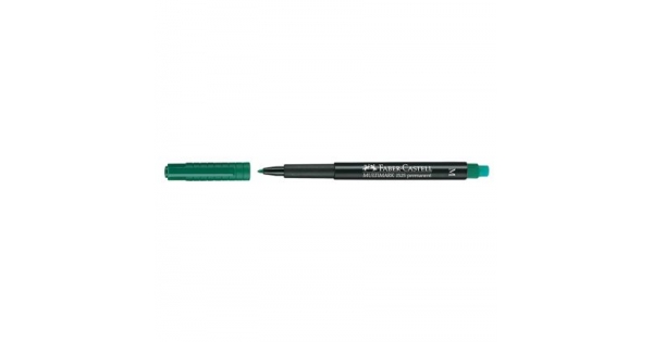 Универсален перманентен OHP маркер Faber-Castell 1525 М 1.0 mm Зелен