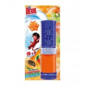 Ароматизатор за тоалетна Dr.Devil Point Block Гел диск, 45 ml, Tropic Fruit
