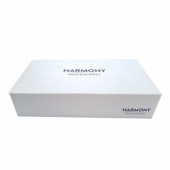 Козметични кърпи Harmony Prima 100% целулоза, двупластови 100 бр. в кутия Бели