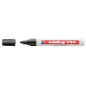 Paint маркер Edding 750 Объл връх 2-4 mm Черен