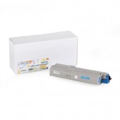 Тонер касета Cyan OKI 46490607 PREMIUM Съвместим консуматив, стандартен капацитет 6 000 стр.