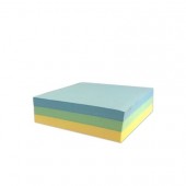 Хартиено кубче Залепено, 85x85 mm 250 л. Цветен микс