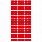 Етикети за цени 12x18 mm 96 етик./лист Червен неон