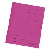 Папка Herlitz Картон, с машинка, А4 Розова