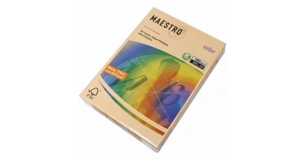 Цветен картон Maestro Color Сьомга, А4, 250 л. 160 g/m2