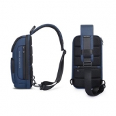 Чанта BANGE Crossbody DX Blue 5 джоба, 6 l