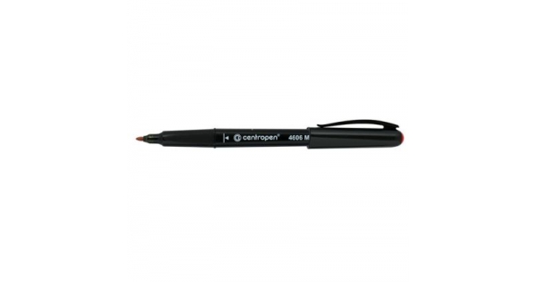 Перманентен маркер за CD/DVD/BD Centropen 4606 M 1.0 mm Червен