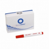 Перманентен маркер Bluering Объл връх 2-5 mm Червен