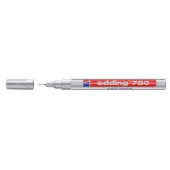 Paint маркер-тънкописец Edding 780 Объл метален връх 0.8 mm Сребрист