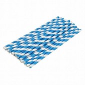 Сламки картонени 4 HOME прави Ф6 mm 48 бр.